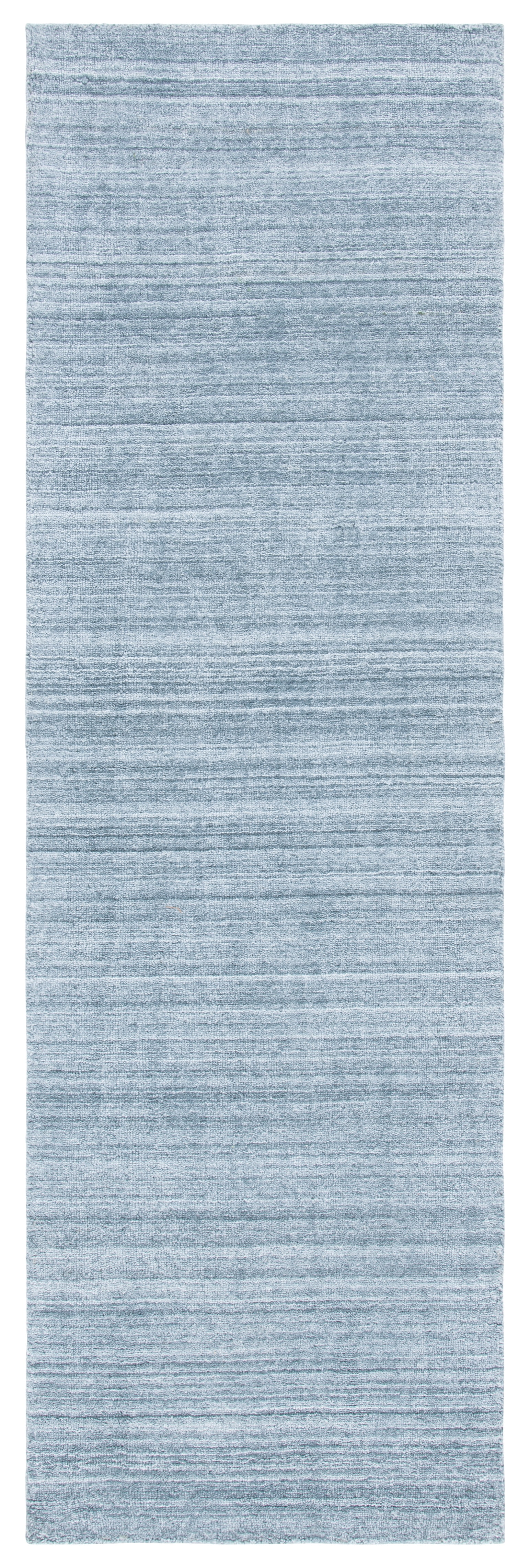 Mirage Dark Gray Hand Loomed Viscose Runner Rug