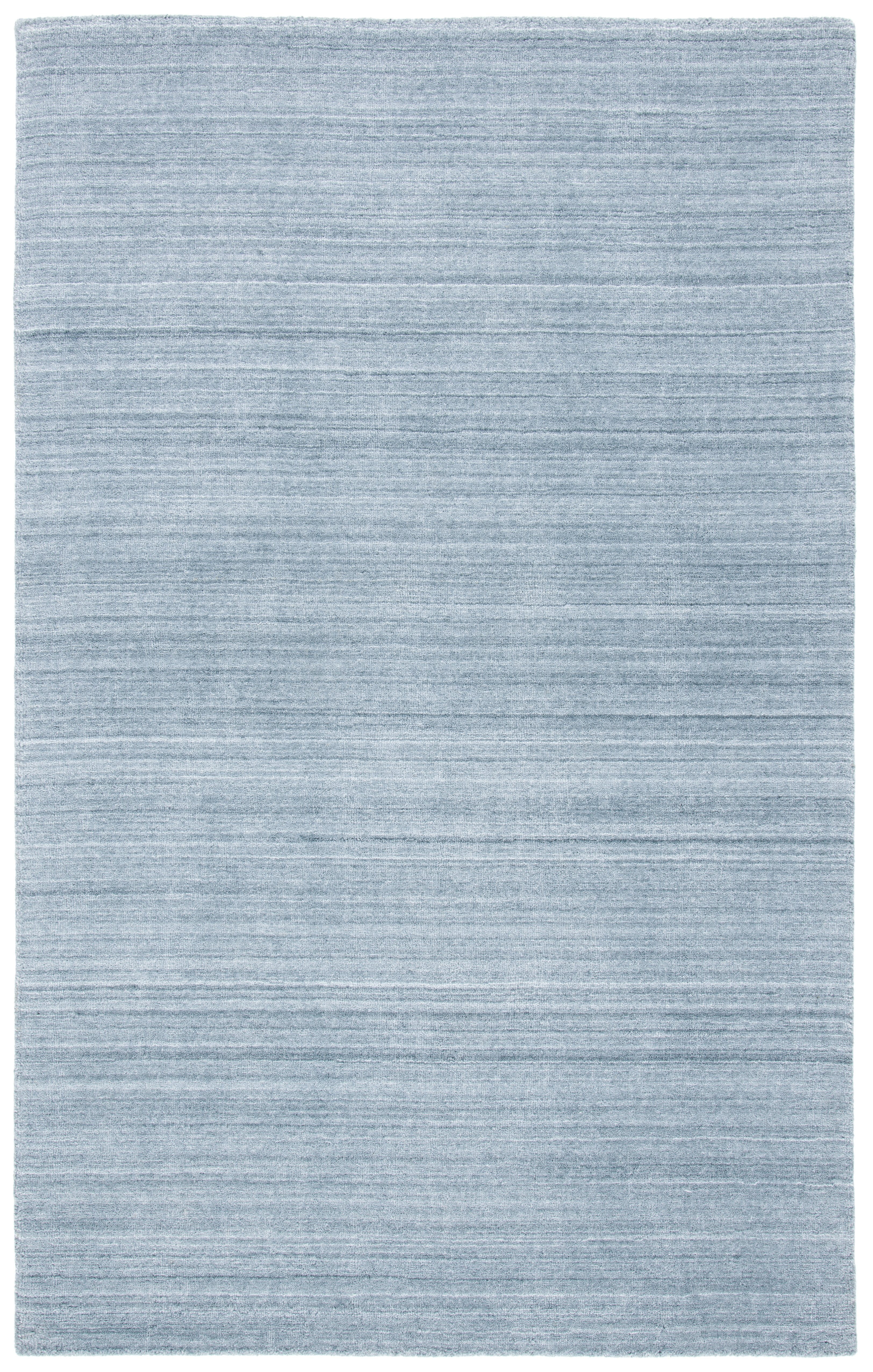 Luxurious Hand-Knotted Viscose 9' x 12' Gray Area Rug