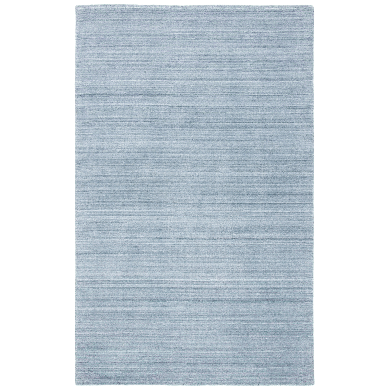 Luxurious Hand-Knotted Viscose 9' x 12' Gray Area Rug