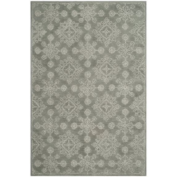 SAFAVIEH Mirage Constantina Solid Area Rug, Dream Blue, 9' x 12'