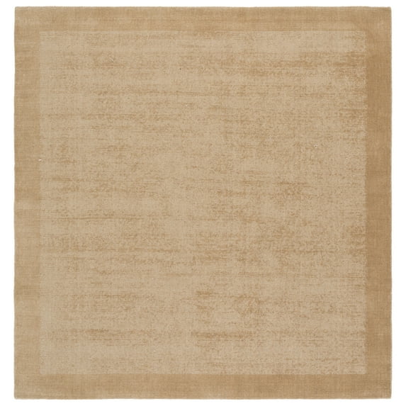 SAFAVIEH Mirage Emory Solid Area Rug, Beige, 6' x 6' Square