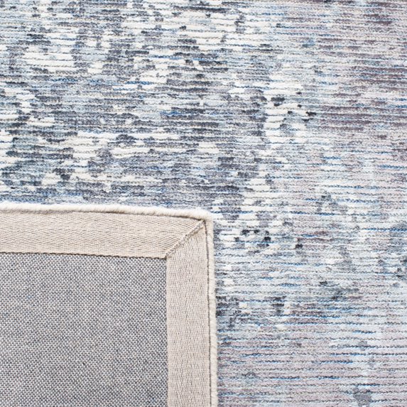 SAFAVIEH Mirage Fiber Abstract Distressed Area Rug, Grey/Ivory, 8' x 10'