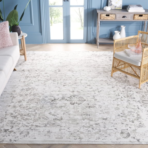 Safavieh Mirage Goran Floral Area Rug, Charcoal/Cream, 8' x 10'