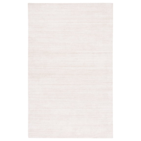 SAFAVIEH Mirage Handan Distressed Polyester Area Rug, Beige/Ivory, 6' x 9'