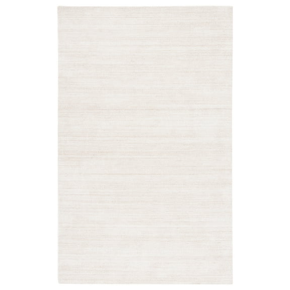 SAFAVIEH Mirage Handan Distressed Polyester Area Rug, Beige/Ivory, 8' x 10'