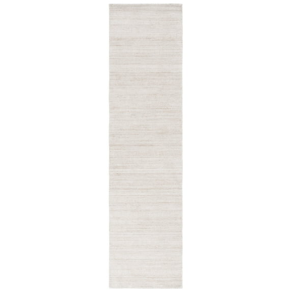 SAFAVIEH Mirage Handan Distressed Polyester Runner Rug, Beige/Ivory, 2'3" x 9'