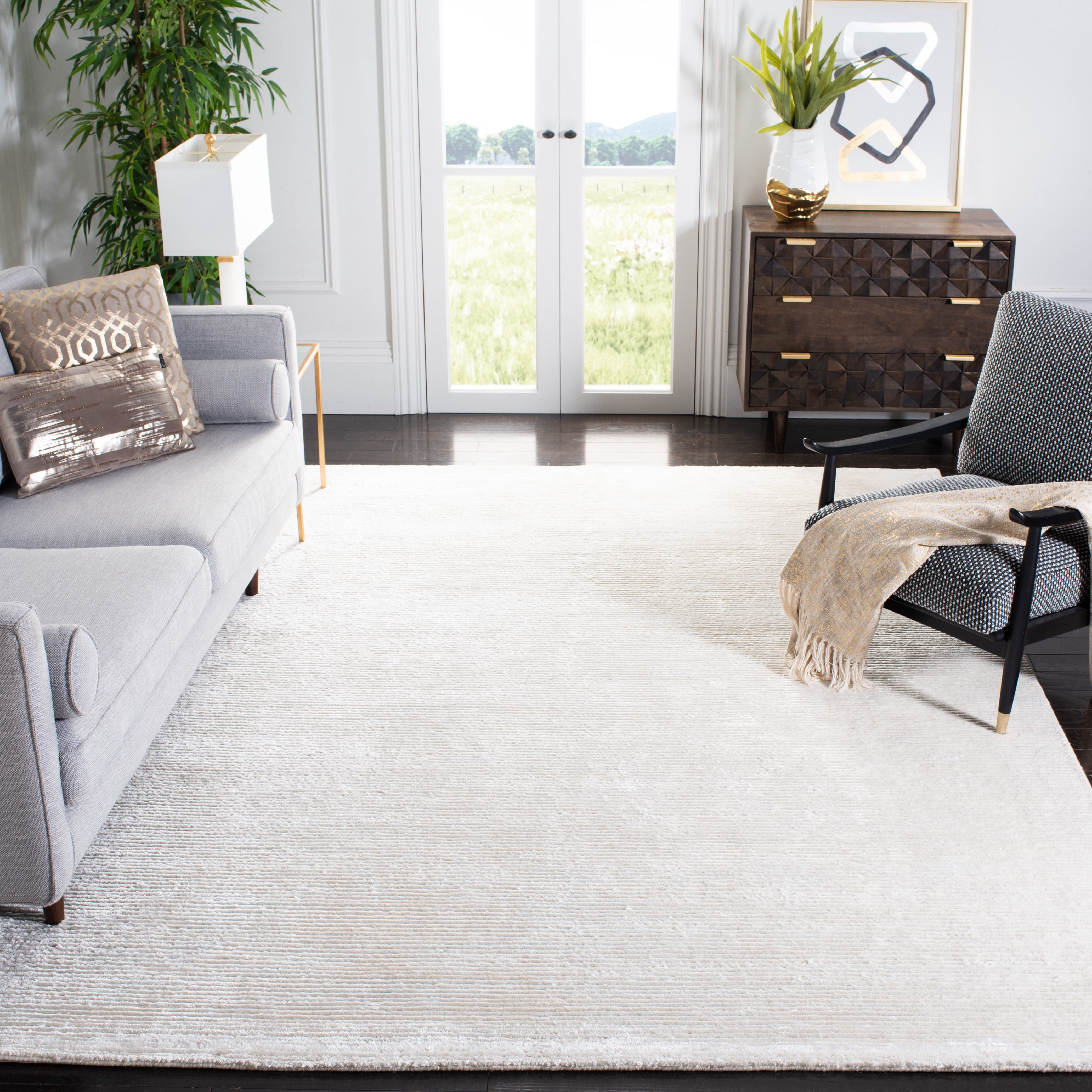 Safavieh Mirage Isidor Solid Area Rug, Ivory, 10' x 14'