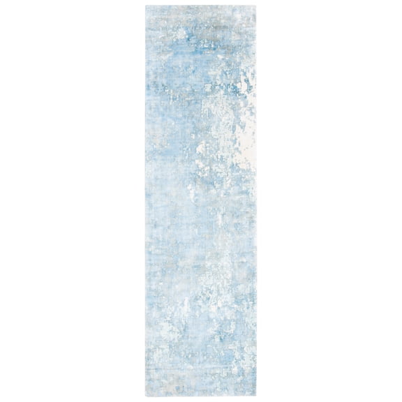 SAFAVIEH Mirage Jeanette Abstract Runner Rug, Aqua, 2'6" x 9'