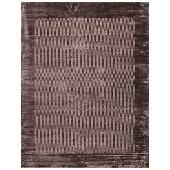 SAFAVIEH Mirage Jerrald Solid Area Rug, Brown, 6' x 9'