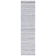 thumbnail image 1 of SAFAVIEH Mirage Lecia Striped Polyester Runner Rug, Blue/Ivory, 2'3" x 9', 1 of 8