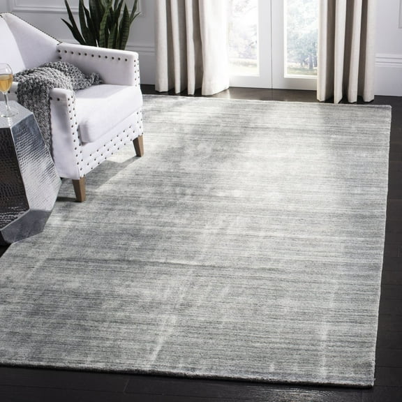 SAFAVIEH Mirage Linnette Striped Area Rug, Light Grey, 6' x 9'
