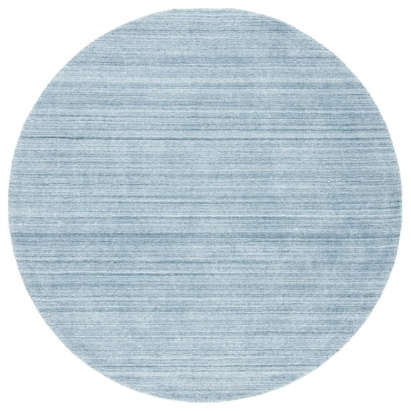 SAFAVIEH Mirage Luanna Solid Area Rug, Dark Gray, 6' x 6' Round
