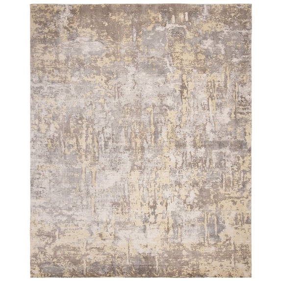 SAFAVIEH Mirage Natalee Vintage Abstract Area Rug, Beige/Grey, 9' x 12'