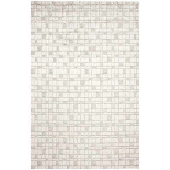 SAFAVIEH Mirage Nigel Geometric Area Rug, Silver, 6' x 9'