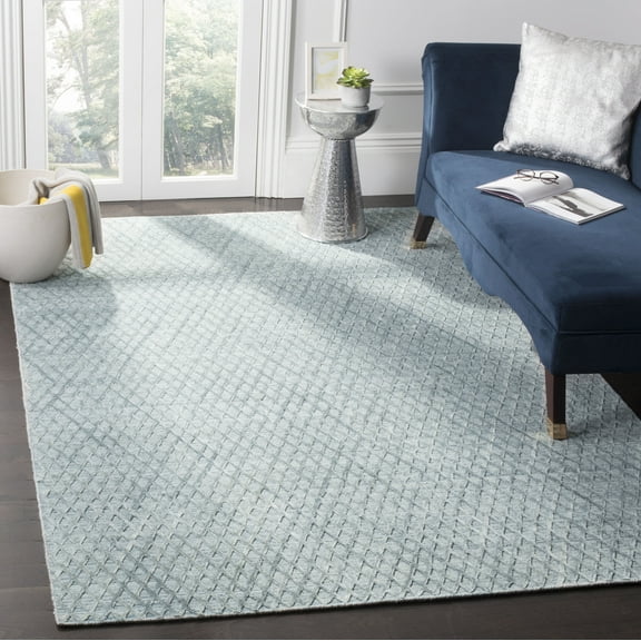 SAFAVIEH Mirage Ormonde Geometric Diamonds Area Rug, Indigo, 6' x 9'