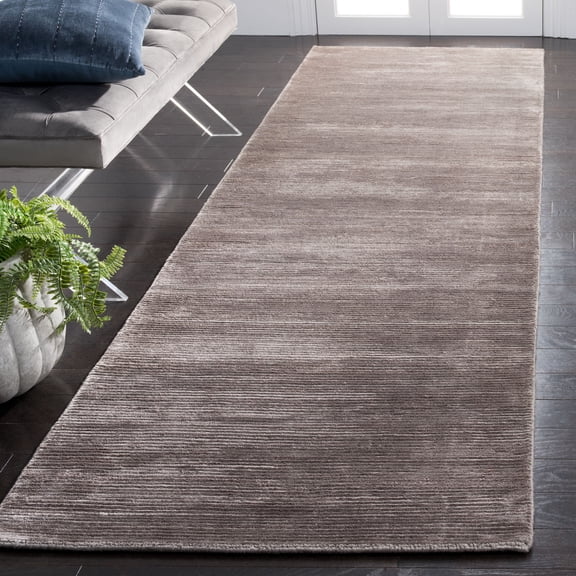 Safavieh Mirage Peregrine Solid Runner Rug, Graphite, 3' x 10'