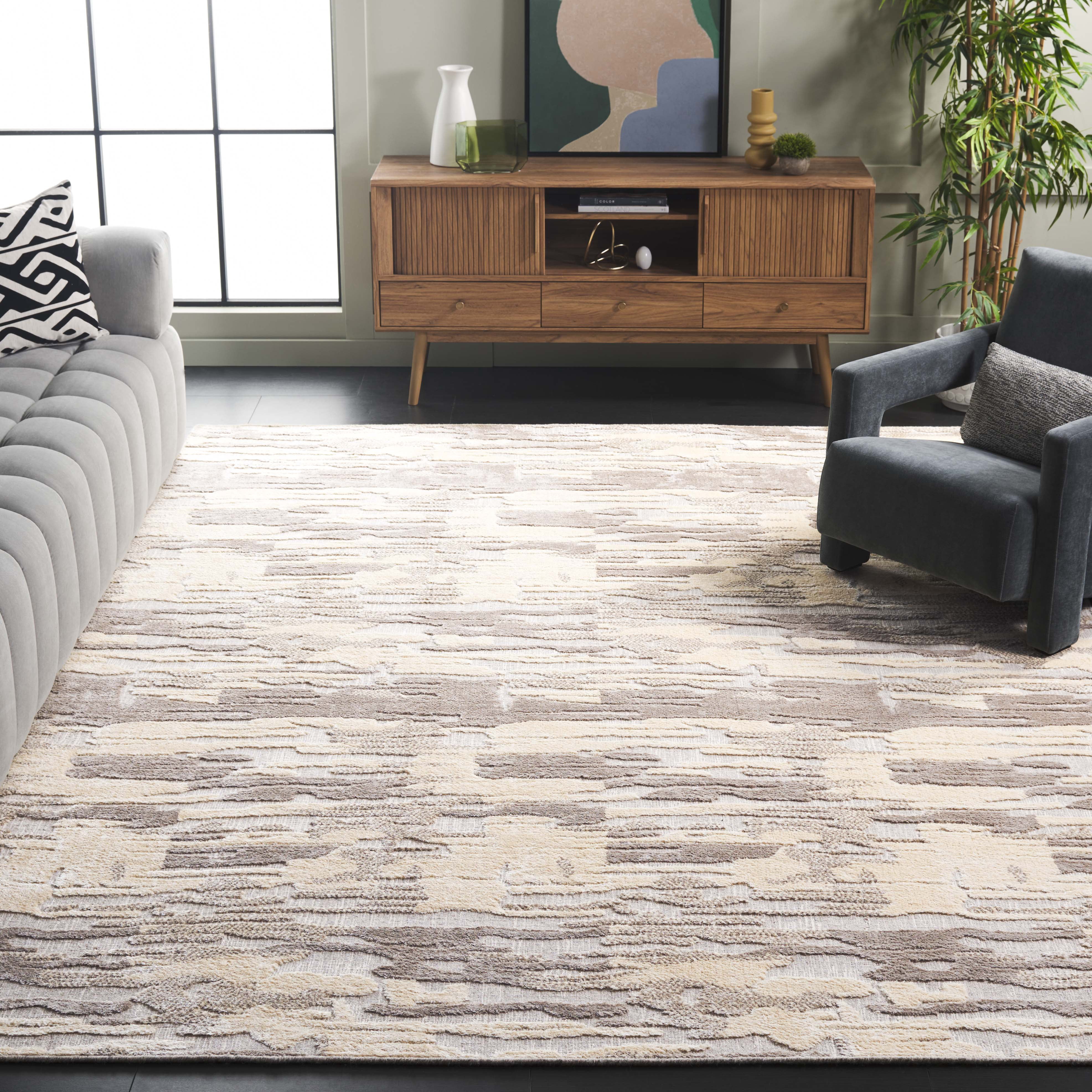 Safavieh Mirage Rachel Geometric Area Rug, Brown/Gray, 8' x 10'