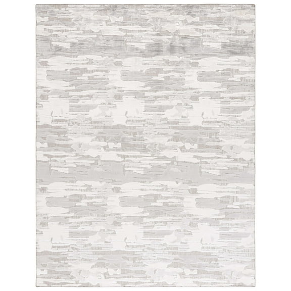 SAFAVIEH Mirage Rachel Geometric Area Rug, Gray/Silver, 9' x 12'