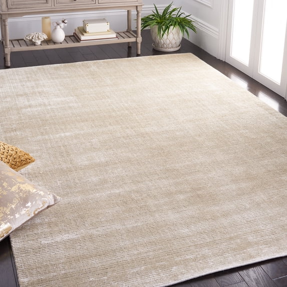 Safavieh Mirage Raschelle Solid Area Rug, Silver/Green, 6' x 9'