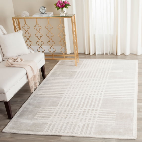 SAFAVIEH Mirage Spencer Geometric Area Rug, Ivory, 6' x 9'