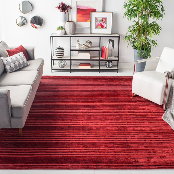 Safavieh Mirage Terrence Striped Area Rug, Red, 6' x 9'