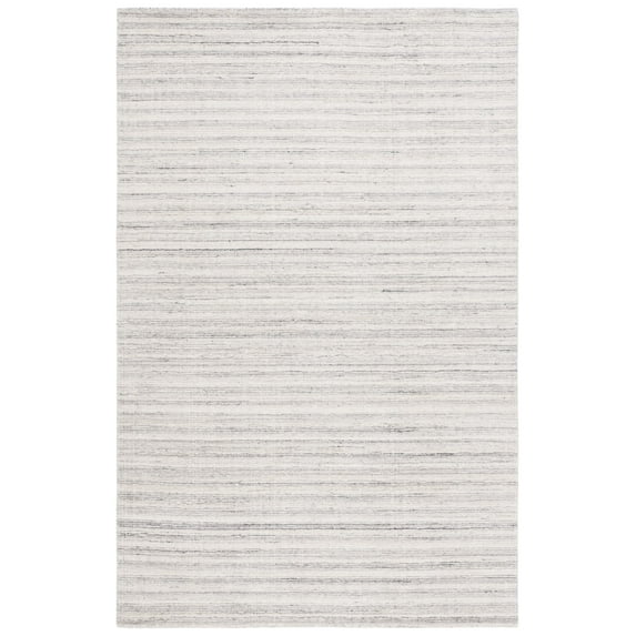 SAFAVIEH Mirage Toby Solid Area Rug, Ivory/Gray, 5' x 8'