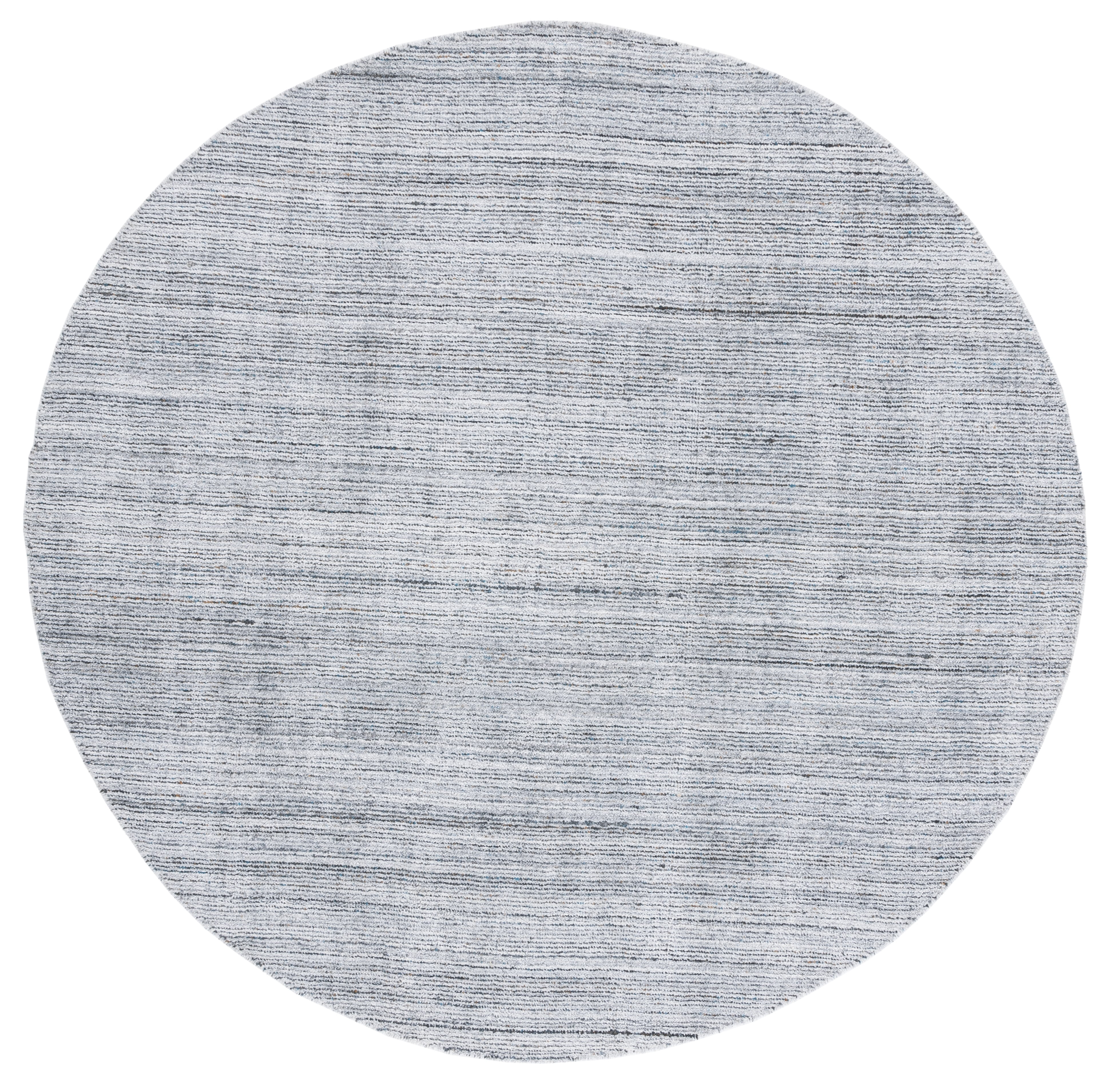 SAFAVIEH Mirage Weldon Distressed Area Rug, Dark Gray, 7' x 7' Round