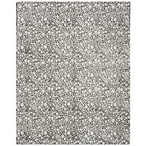 SAFAVIEH Mirage Xanthia Geometric Area Rug, Charcoal/Cream, 8' x 10'