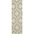 thumbnail image 1 of SAFAVIEH Modern Art Layne Geometric Polyester Runner Rug, Beige/Multi, 2'6" x 10', 1 of 3