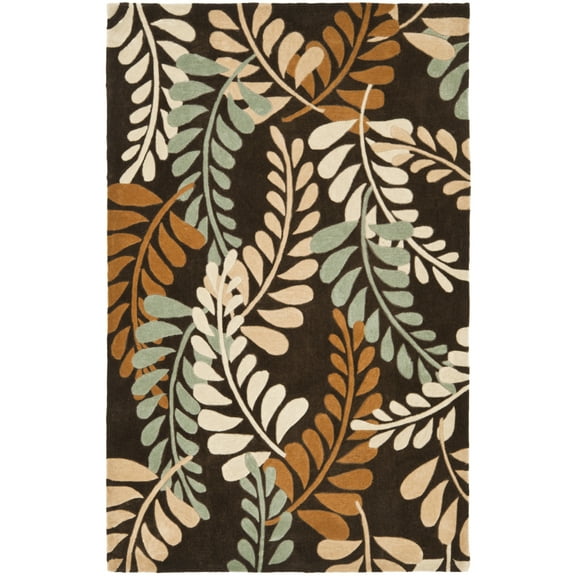 SAFAVIEH Modern Art MDA625A Handmade Brown / Multi Rug