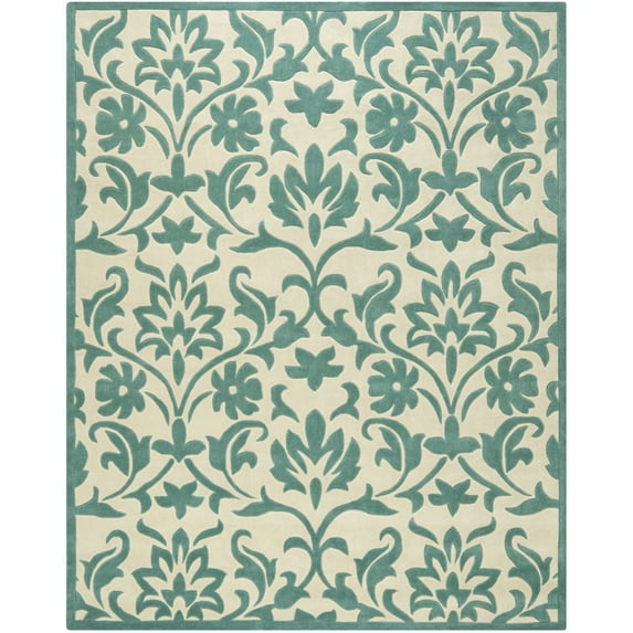 SAFAVIEH Modern Art MDA635A Ivory / Light Blue Rug