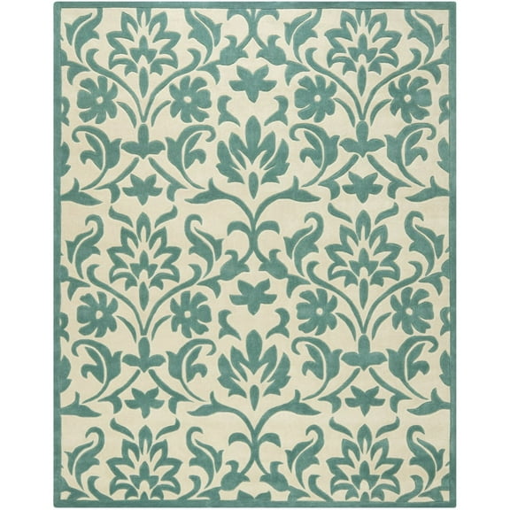 SAFAVIEH Modern Art MDA635A Ivory / Light Blue Rug