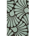thumbnail image 1 of SAFAVIEH Modern Art Teague Abstract Polyester Area Rug, Brown/Blue, 9' x 12', 1 of 8