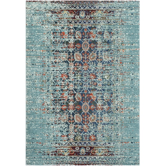 SAFAVIEH Monaco Annabelle Vintage Area Rug, Blue/Multi, 3' x 5'