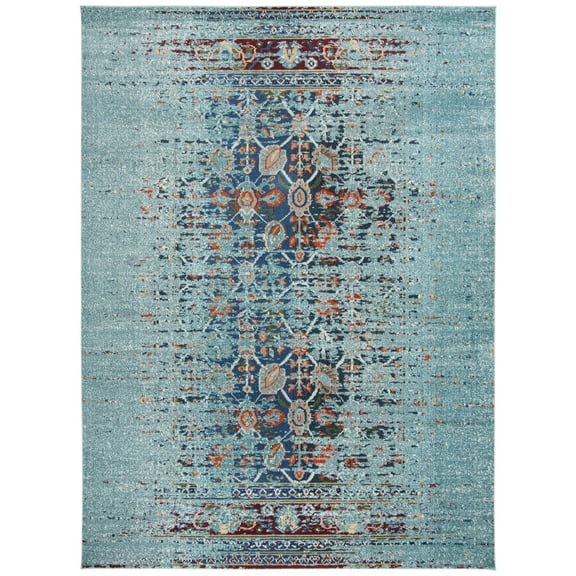 SAFAVIEH Monaco Annabelle Vintage Area Rug, Blue/Multi, 8' x 10'