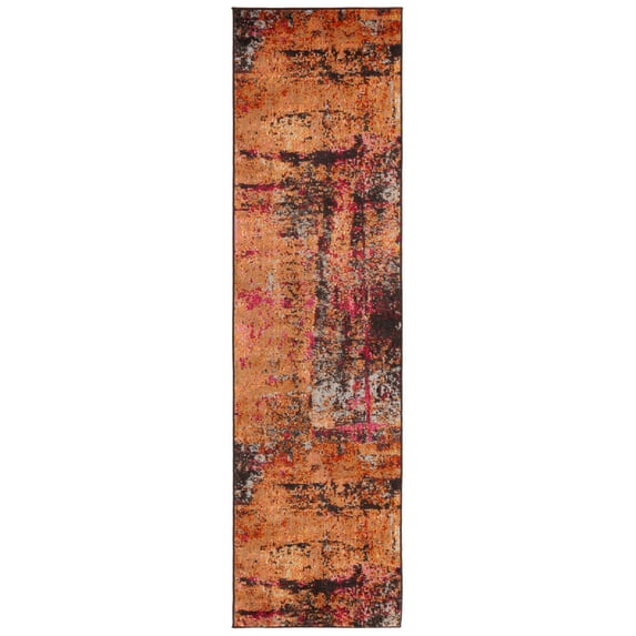 SAFAVIEH Monaco Annice Abstract Runner Rug, Multi, 2'2" x 12'