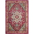 thumbnail image 1 of SAFAVIEH Monaco Axel Transitional Area Rug, Fuchsia/Light Blue, 6'7" x 6'7" Round, 1 of 4