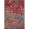 thumbnail image 1 of SAFAVIEH Monaco Bojan Abstract Colorful Area Rug, Fuchsia/Blue, 4' x 5'7", 1 of 6