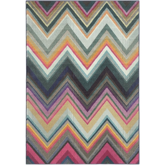 SAFAVIEH Monaco Breana Geometric Area Rug, Multi, 5'1" x 7'7"