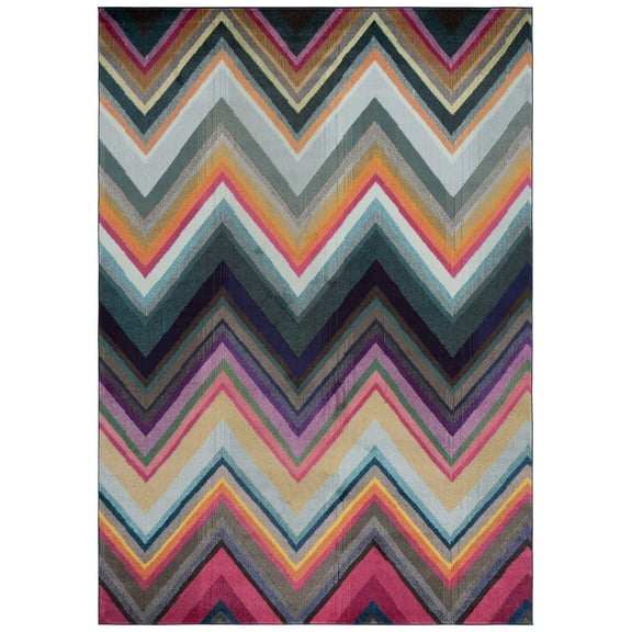 SAFAVIEH Monaco Breana Chevron Area Rug, Multi, 9' x 12'