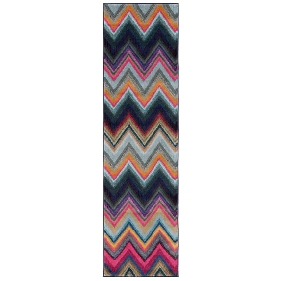 SAFAVIEH Monaco Breana Geometric Runner Rug, Multi, 2'2" x 6'
