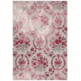 thumbnail image 1 of SAFAVIEH Monaco Cyan Floral Area Rug, Ivory/Pink, 9' x 12', 1 of 12