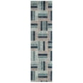 thumbnail image 1 of SAFAVIEH Monaco Dermot Geometric Runner Rug, Grey/Blue, 2'2" x 8', 1 of 6