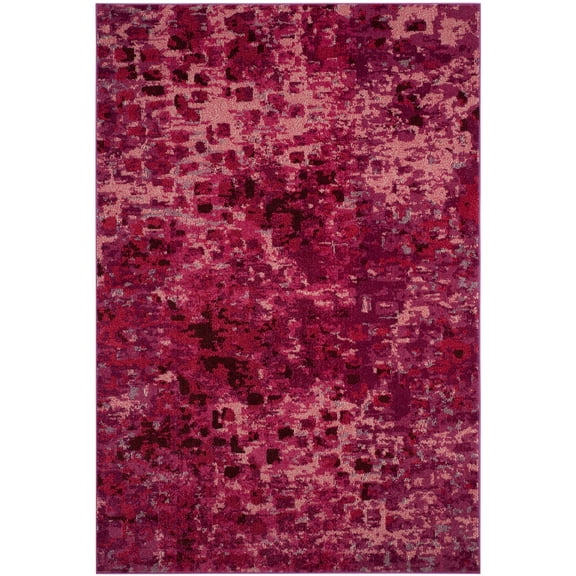 SAFAVIEH Monaco Driskoll Abstract Area Rug, Fuchsia, 6'7" x 9'2"