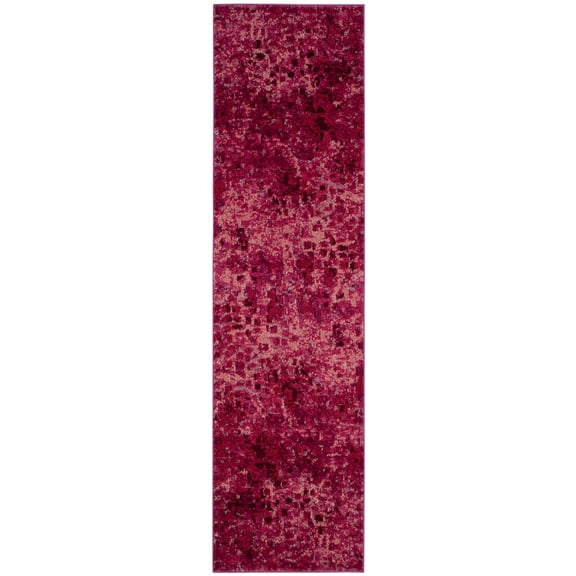 SAFAVIEH Monaco Driskoll Abstract Runner Rug, Fuchsia, 2'2" x 6'