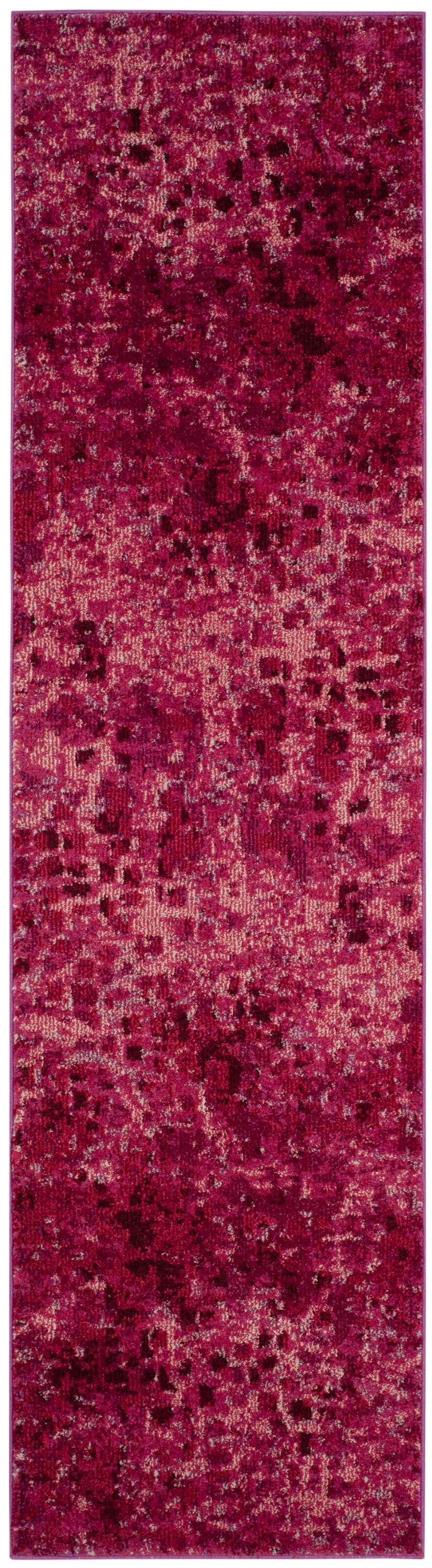 SAFAVIEH Monaco Driskoll Abstract Runner Rug, Fuchsia, 2'2" x 8'
