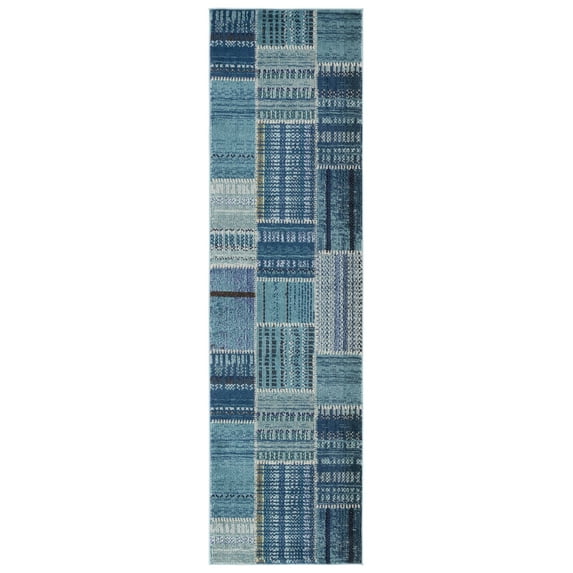 SAFAVIEH Monaco Eanna Geometric Runner Rug, Multi, 2'2" x 8'