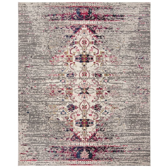 SAFAVIEH Monaco Elsdon Abstract Area Rug, Grey/Ivory, 11' x 15'