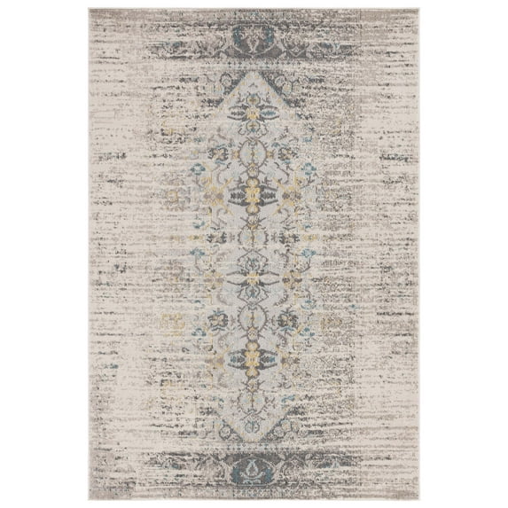 SAFAVIEH Monaco Elsdon Abstract Area Rug, Grey/Multi, 4' x 5'7"