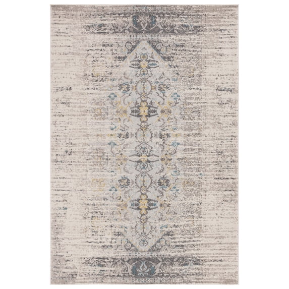 SAFAVIEH Monaco Elsdon Abstract Area Rug, Grey/Multi, 5'1" x 7'7"